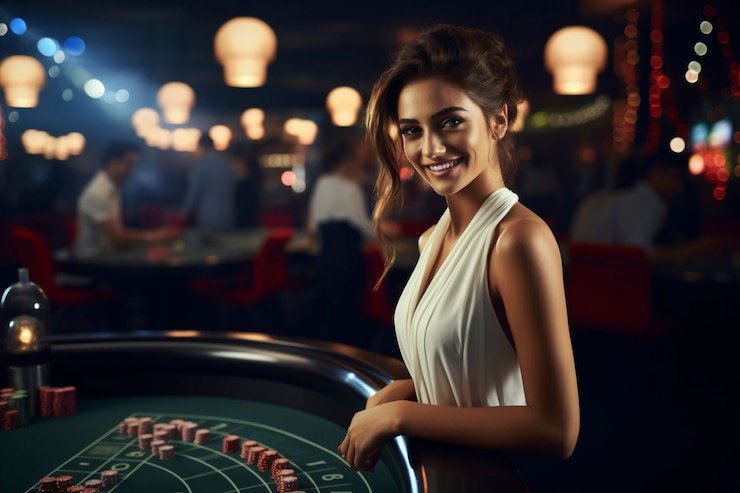 Pratinjau dashboard multipermainan dengan meja roulette langsung dan grid slot